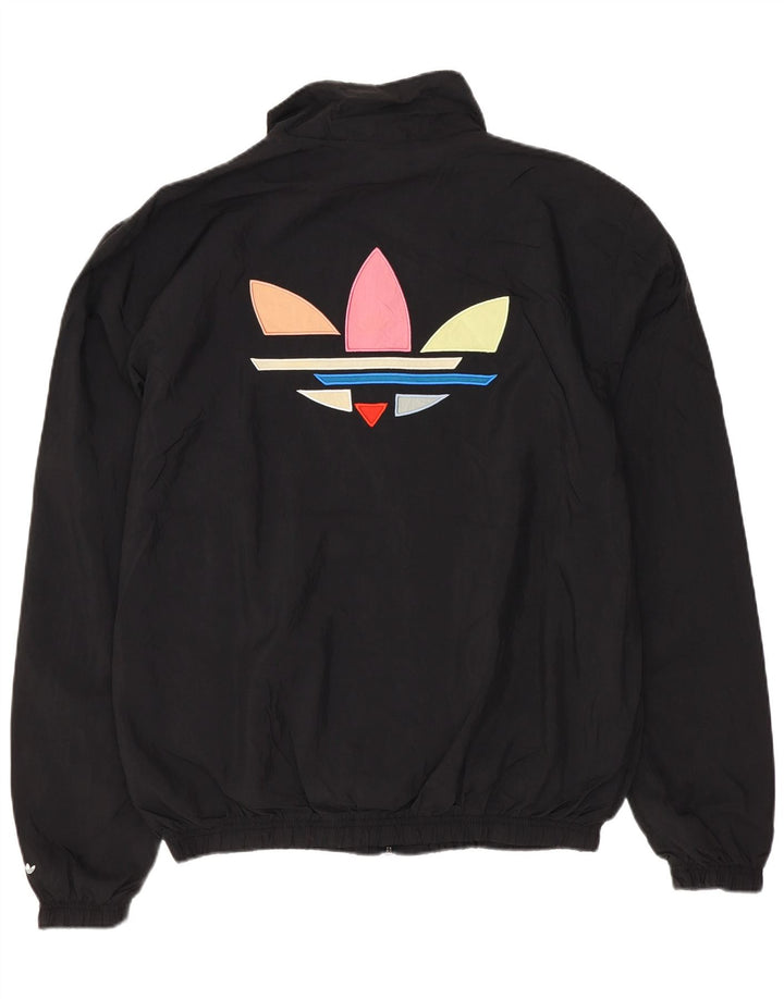 Adidas Męska bluza dresowa z grafiką XS Czarny poliamid