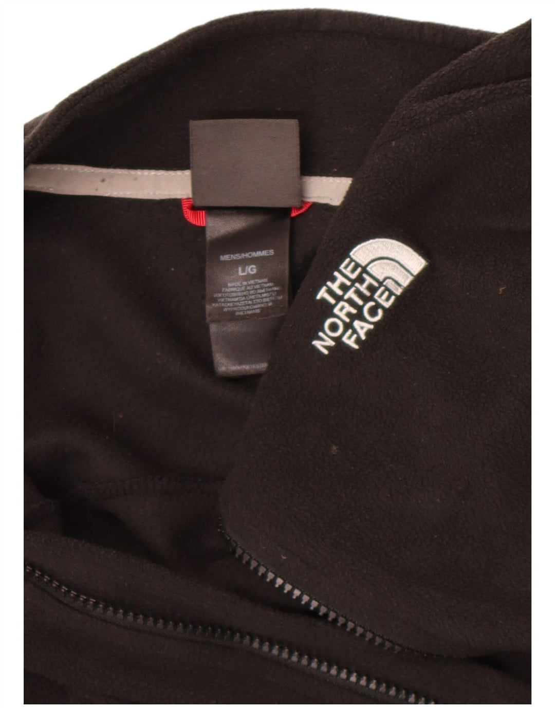 Męska kurtka polarowa The North Face Liner UK 40, duża, czarna, poliestrowa