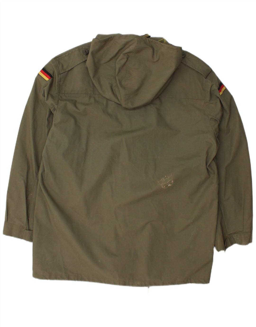 Męska kurtka wojskowa z kapturem VINTAGE UK 42 XL Khaki