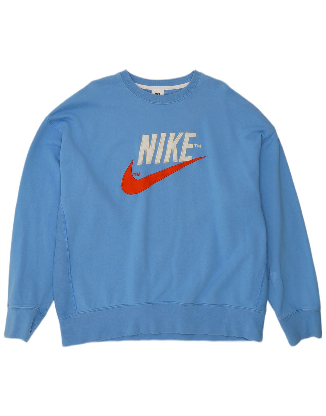 Męska bluza z grafiką NIKE XL, niebieska, bawełniana