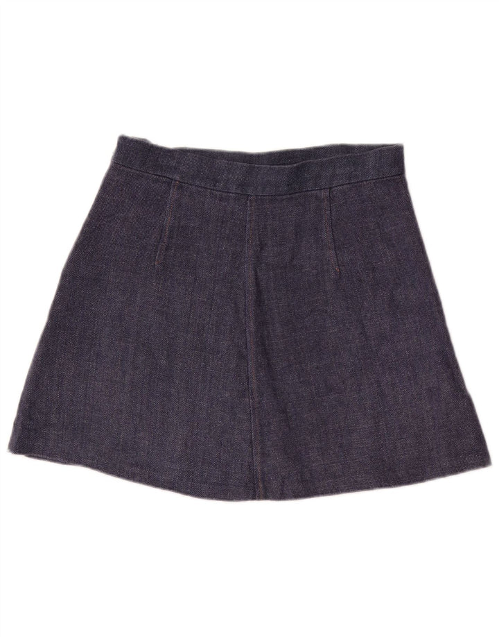 Spódnica mini damska Zara średnia W28 niebieska