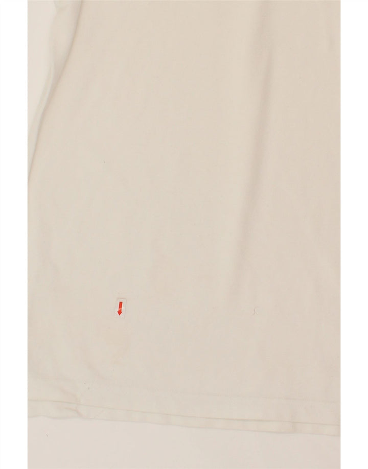 NIKE Mens Polo Shirt Small White Cotton Vintage Nike and Second-Hand Nike from Messina Hembry 