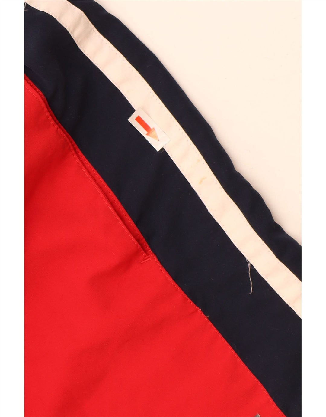 Męskie spodenki kąpielowe Converse, małe, czerwone, z poliestru w blokach kolorów