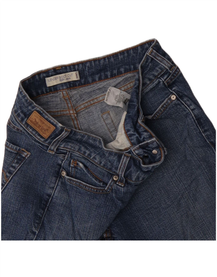 Damskie spodenki jeansowe Levi's 526 US 12, duże, W32, niebieska bawełna