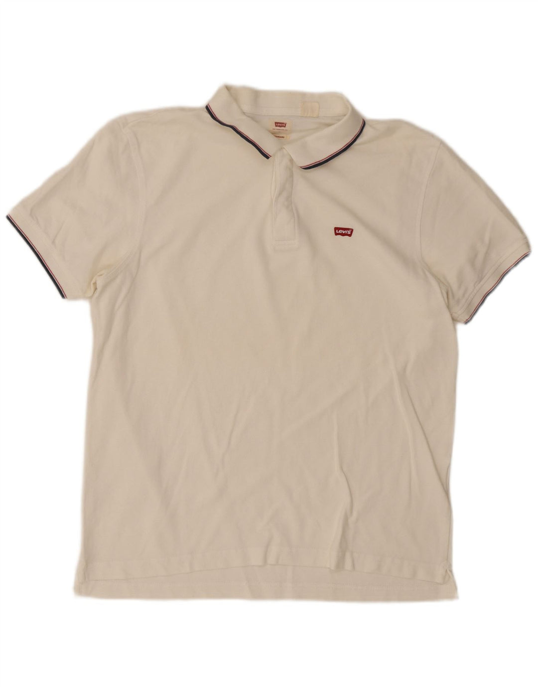 Męska standardowa koszulka polo Levi's, duża, biała
