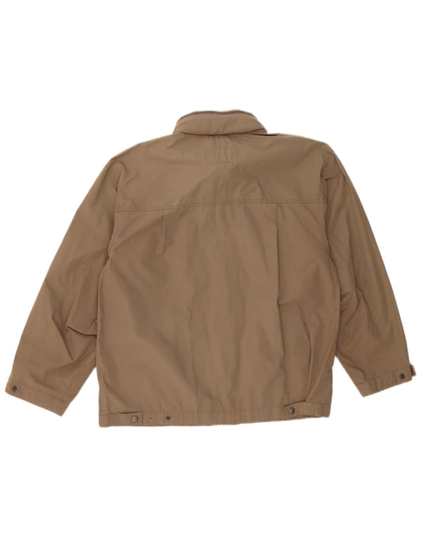 Męska kurtka użytkowa z kapturem JACK WOLFSKIN UK 40/42, duży, brązowy poliester