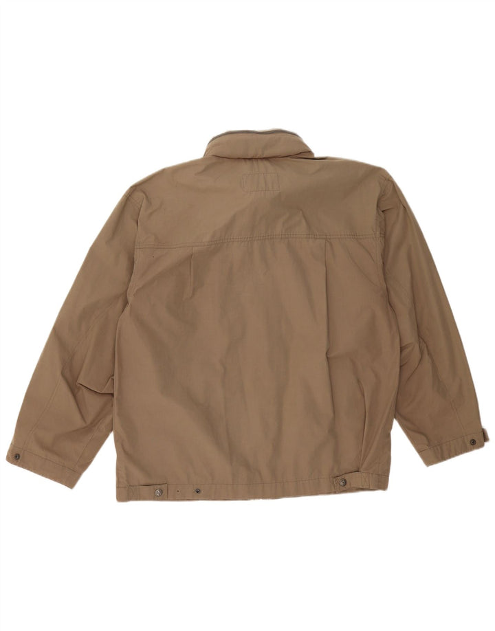 Męska kurtka użytkowa z kapturem JACK WOLFSKIN UK 40/42, duży, brązowy poliester