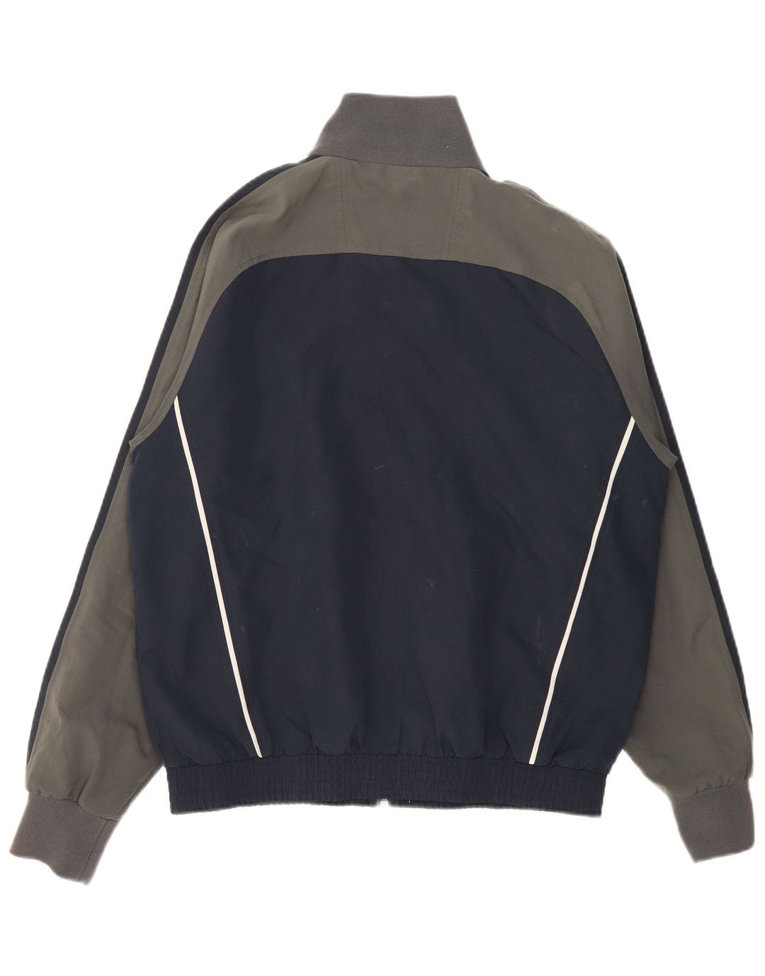 Męska kurtka dresowa CHAMPION, duża, granatowa, z poliestru w blokach kolorów