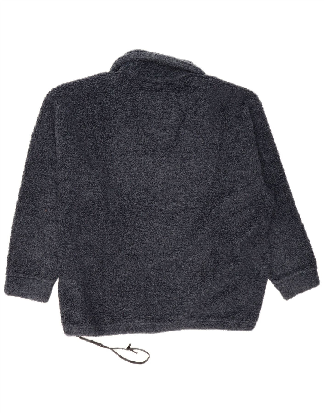 Męski sweter polarowy Belfe Oversize z grafiką, w kolorze średniego granatu