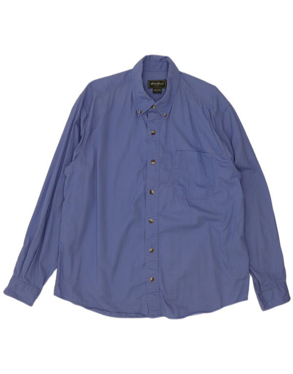 Koszula męska Eddie Bauer, duża, niebieska, bawełniana
