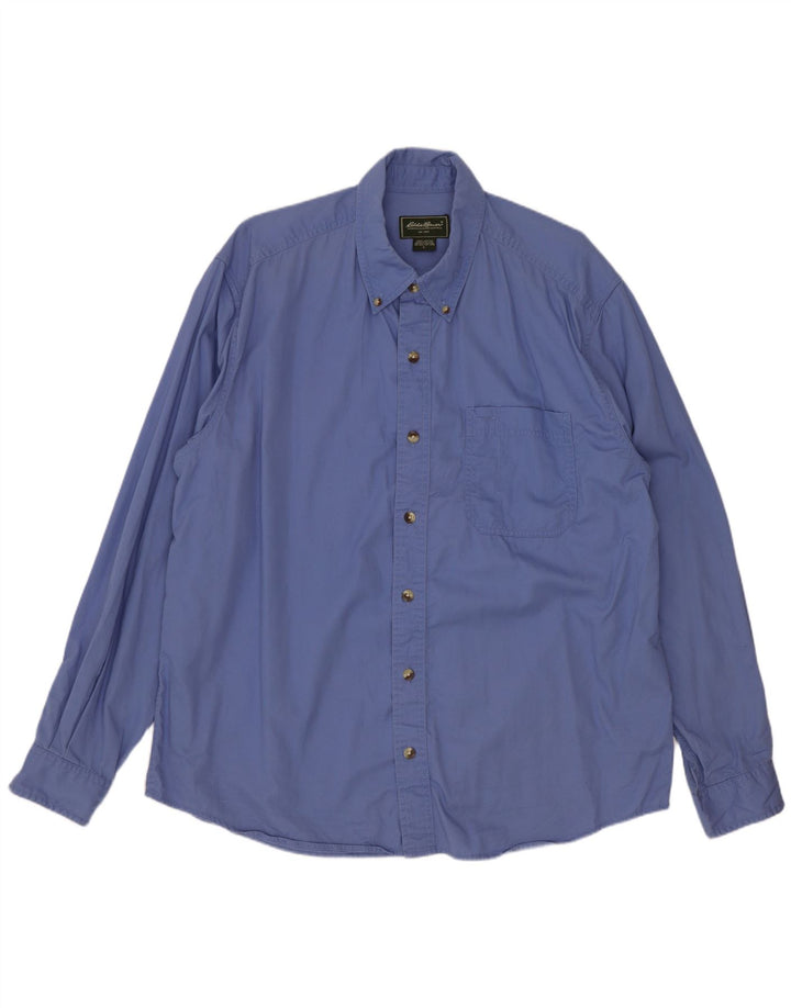 Koszula męska Eddie Bauer, duża, niebieska, bawełniana