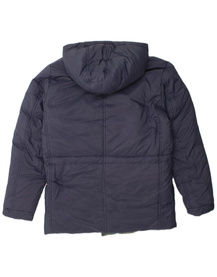 Męska dwustronna ocieplana kurtka CMP z kapturem IT 50, duża, granatowa