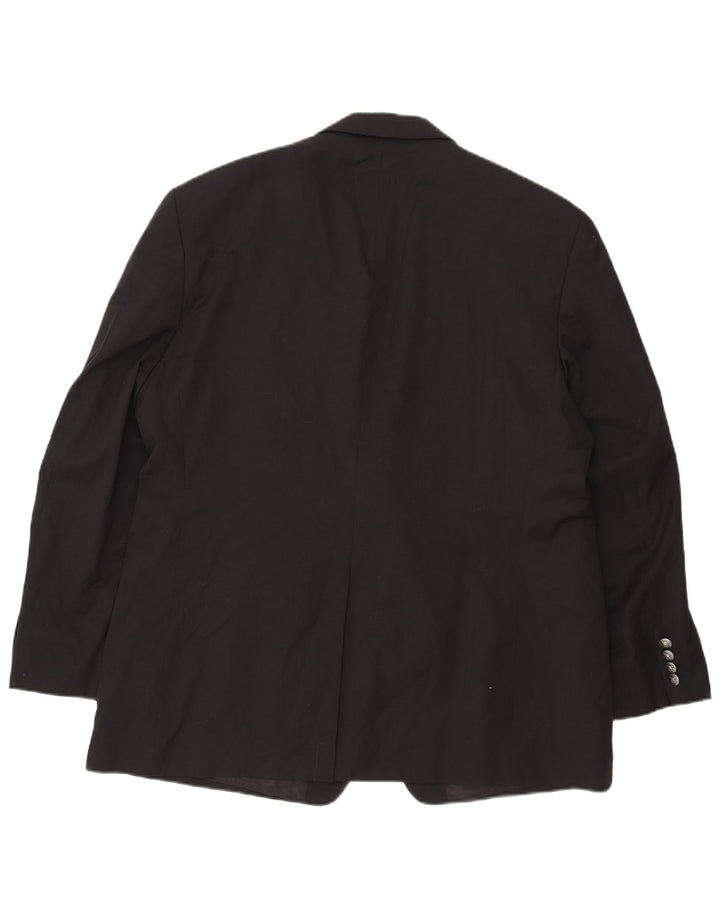 Ralph Lauren Męska marynarka zapinana na 2 guziki UK 46 2XL Czarna wełna