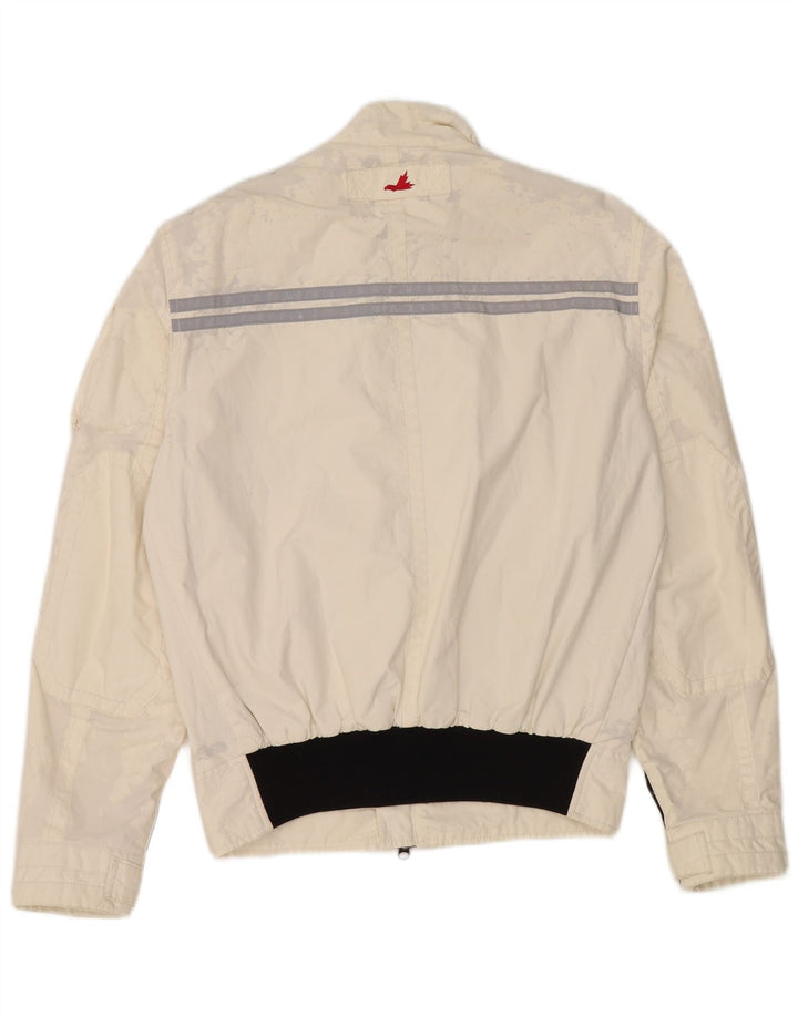 Męska kurtka użytkowa Museum Graphic UK 38 Nylon w kolorze średniej bieli