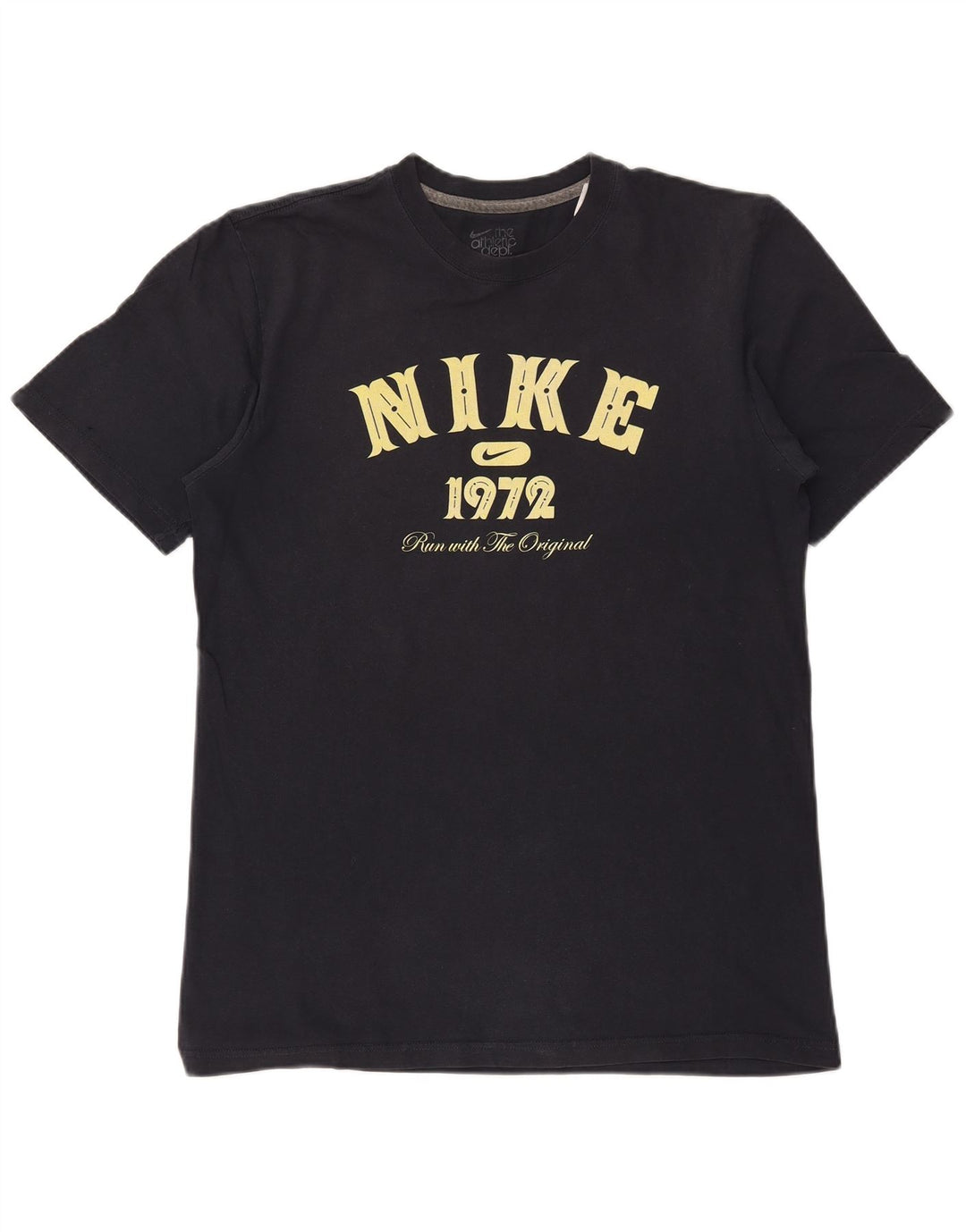 Męski T-shirt z grafiką Nike o standardowym kroju, średni, granatowy, bawełniany