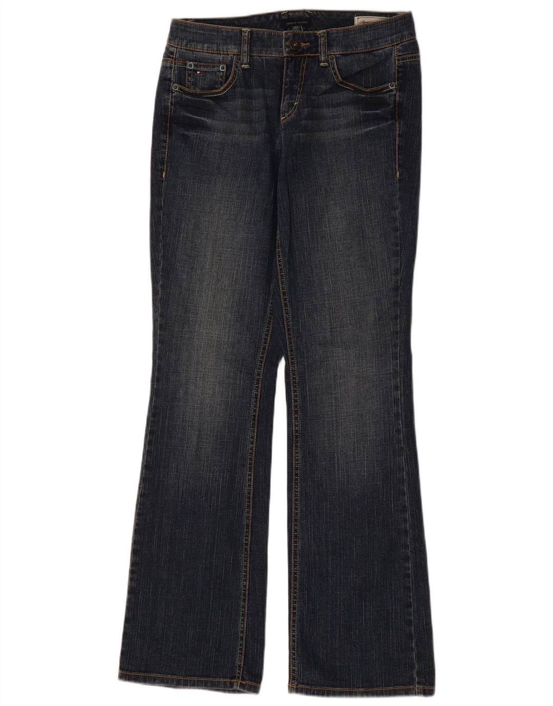 TOMMY HILFIGER Womens Bootcut Jeans US 4 Small W30 L33 Blue Cotton