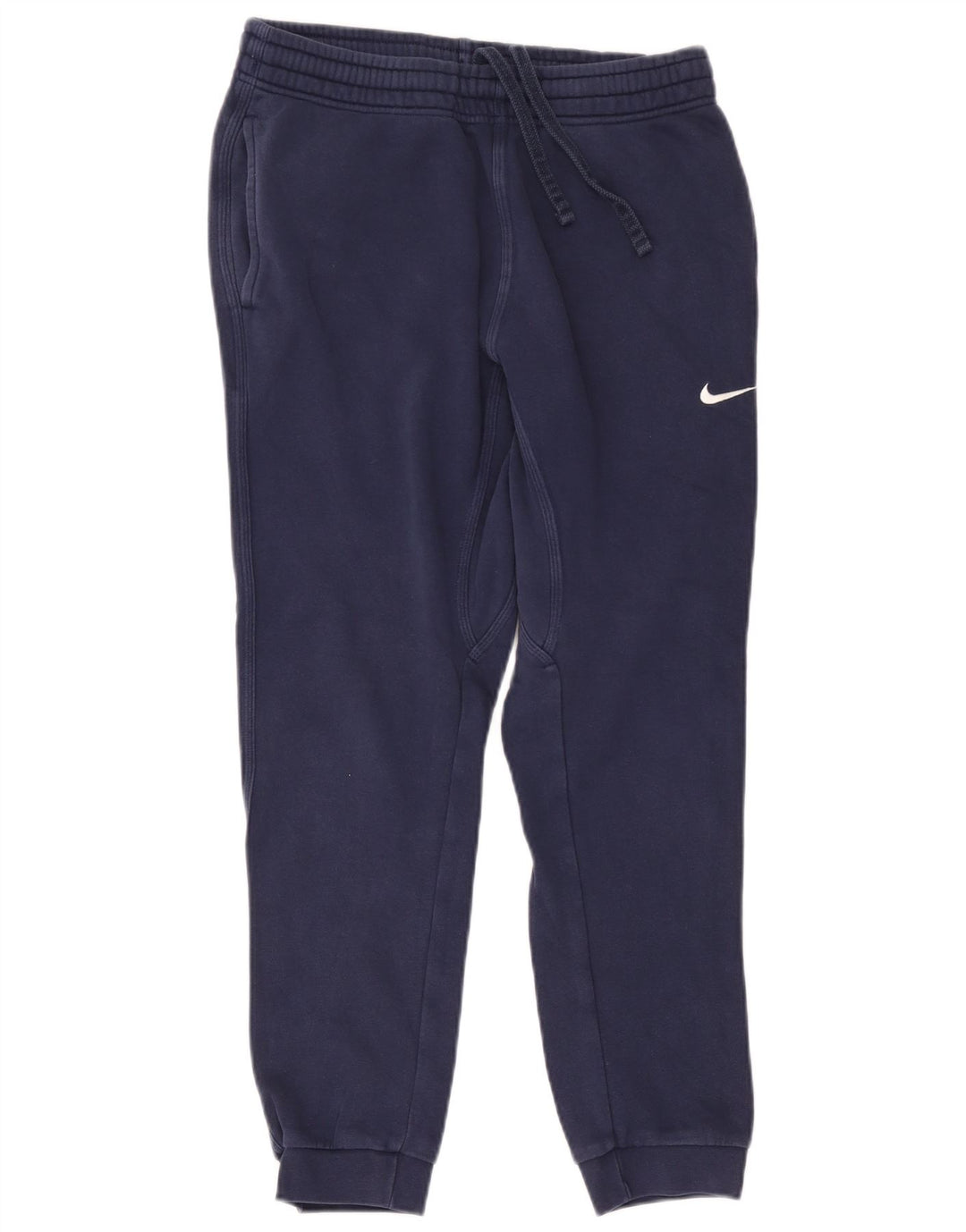 Męskie spodnie dresowe Nike, joggery, średnie granatowe, bawełniane