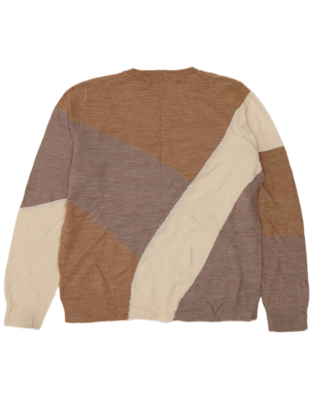 MARKS & SPENCER Damski sweter z okrągłym dekoltem, UK 12, średni brąz