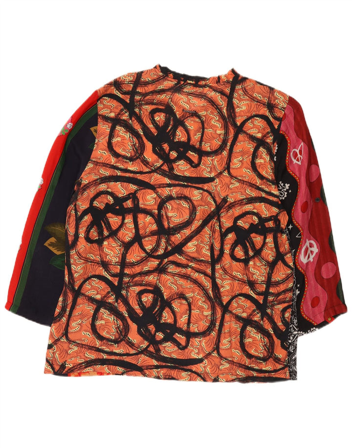 Desigual damska bluzka koszulowa w abstrakcyjny wzór UK 18 XL wielokolorowa