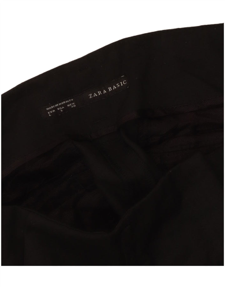 Spodnie damskie Zara Slim Chino, duże, W34 L30, czarne