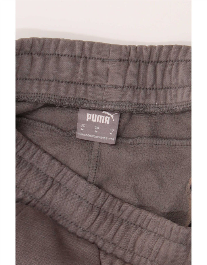 Męskie spodnie dresowe Puma Joggers, średnioszare, bawełniane