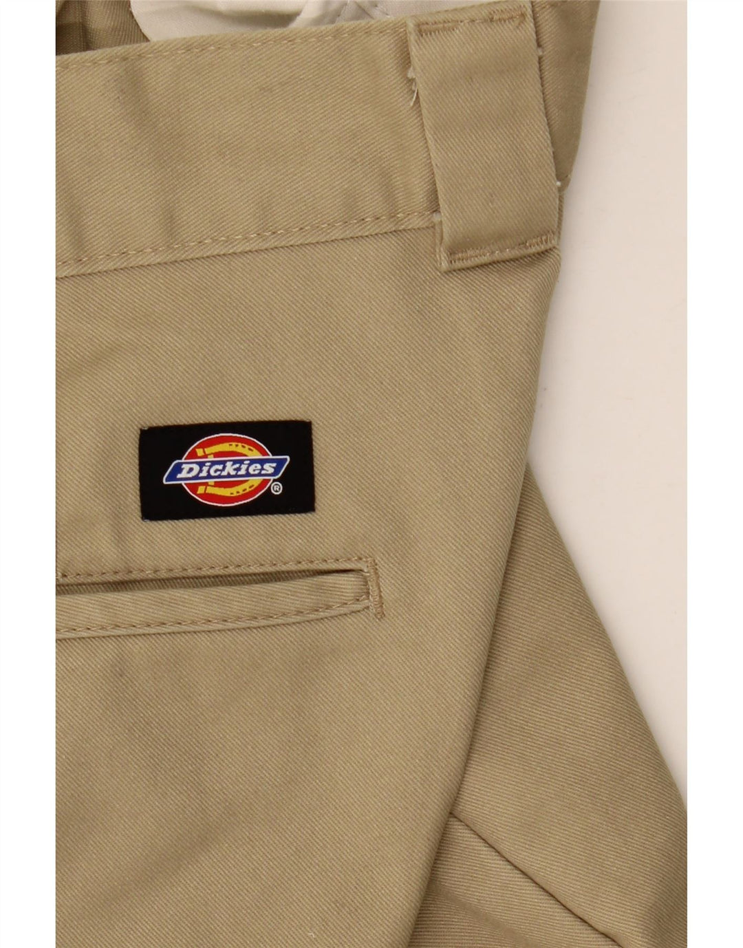 Męskie spodnie chino slim fit DICKIES W29 L30 beżowy poliester