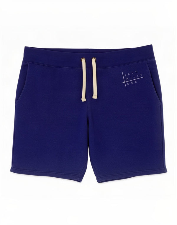 Męskie spodenki sportowe Jack Wills z grafiką, duże, niebieskie, bawełniane