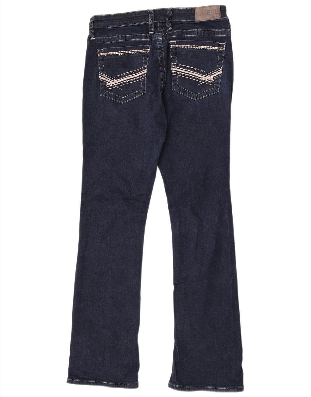 Damskie jeansy Bootcut BKE Payton o regularnym kroju W28 L31 Granatowa bawełna