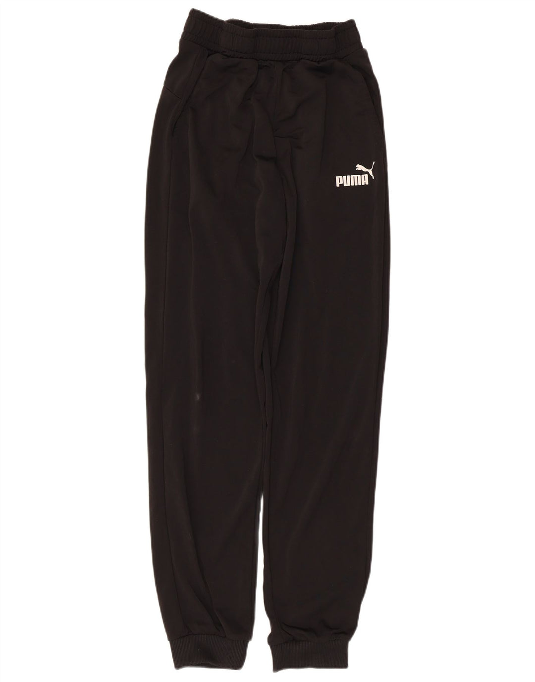 Damskie spodnie dresowe Puma Joggers UK 10, małe, czarne, poliestrowe