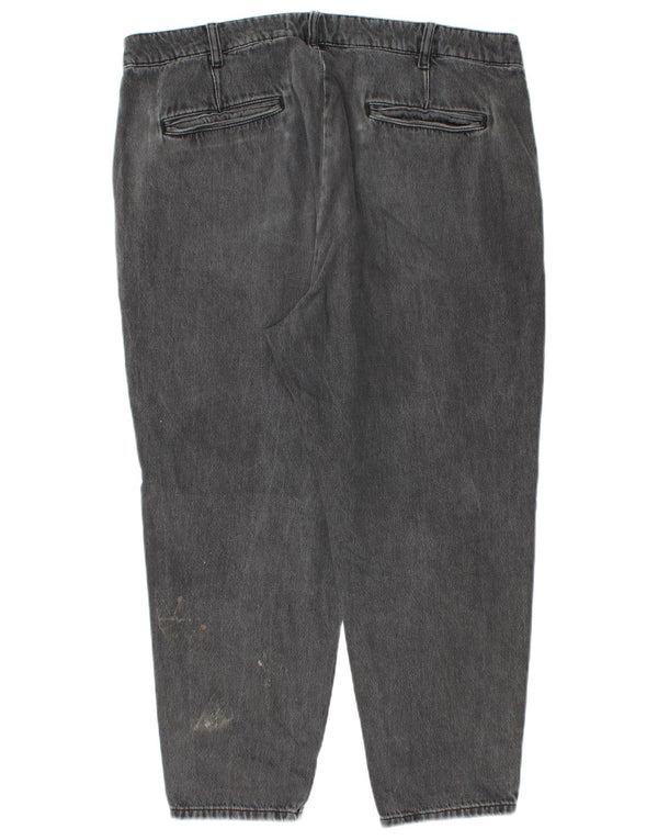 Męskie jeansy Zara Cropped, zwężane, EU 46 XL W36 L25, szara bawełna
