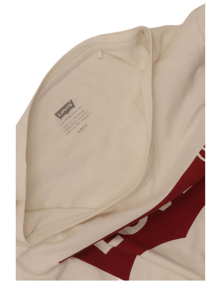 Damska koszulka z grafiką Levi's Top UK 10 Small White