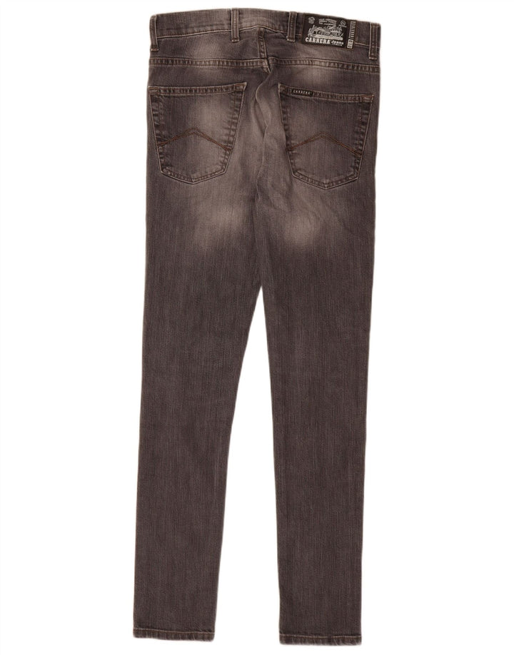 Damskie jeansy Skinny Carrera W31 L30 Szara bawełna