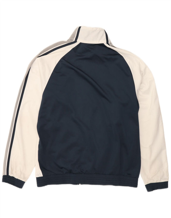 Męska kurtka dresowa Champion, duża, granatowa, z poliestru w blokach kolorów