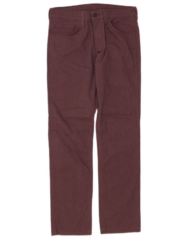 Męskie jeansy Levi's 511 Slim W30 L30 Burgundowa bawełna