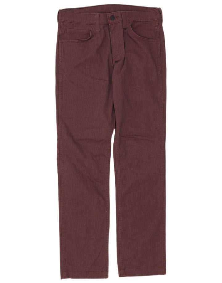 Męskie jeansy Levi's 511 Slim W30 L30 Burgundowa bawełna