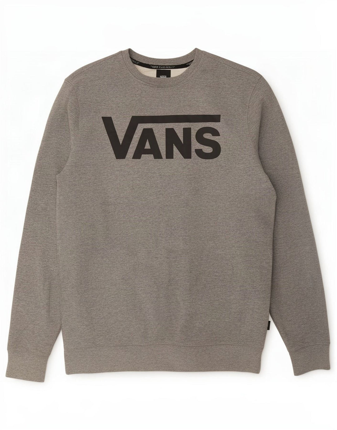 Męski sweter z grafiką Vans, średnioszary, bawełniany