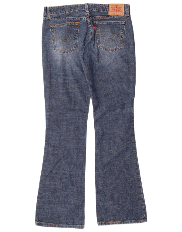 Dżinsy damskie LEVI'S 518 Super Low Bootcut US 9 Medium W31 L32 Niebieskie bawełniane