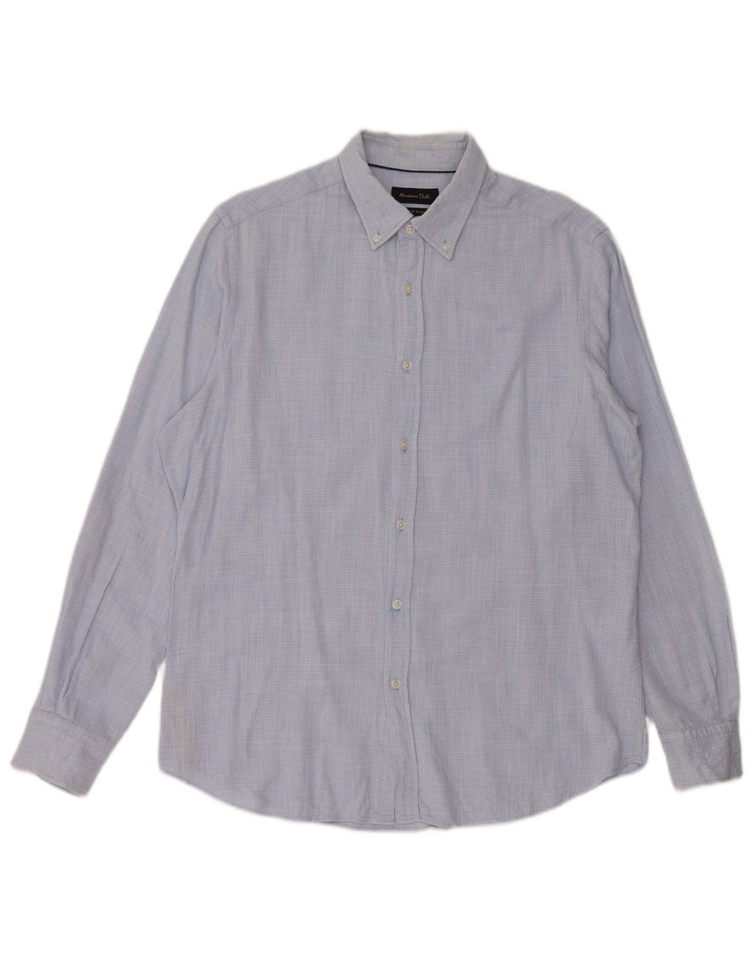 Koszula męska Massimo Dutti, duża, niebieska, bawełniana