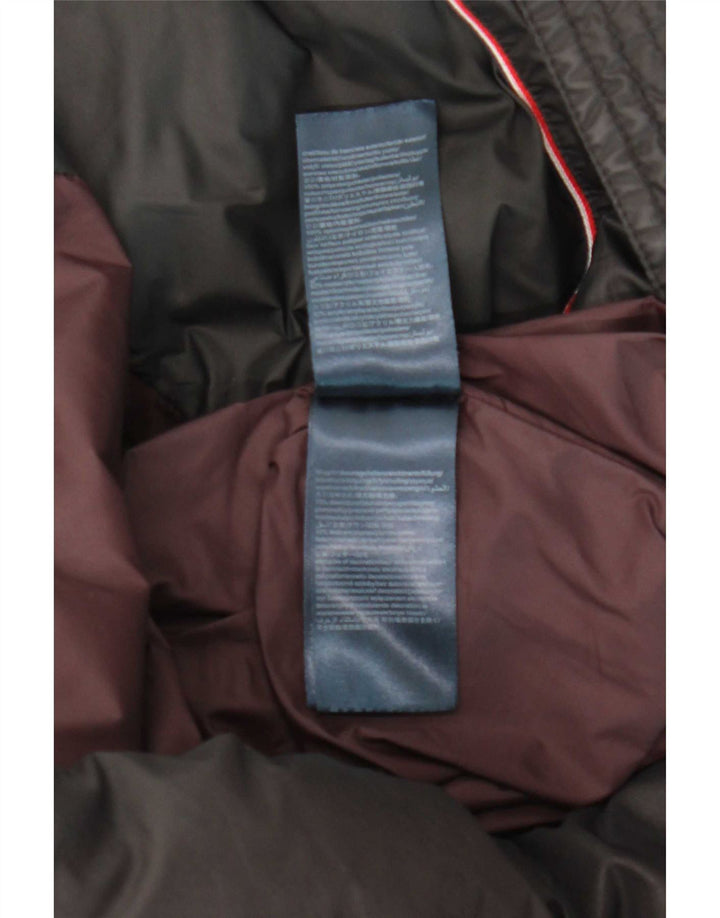 Damski płaszcz ocieplany Tommy Hilfiger UK 12, średni czarny poliester