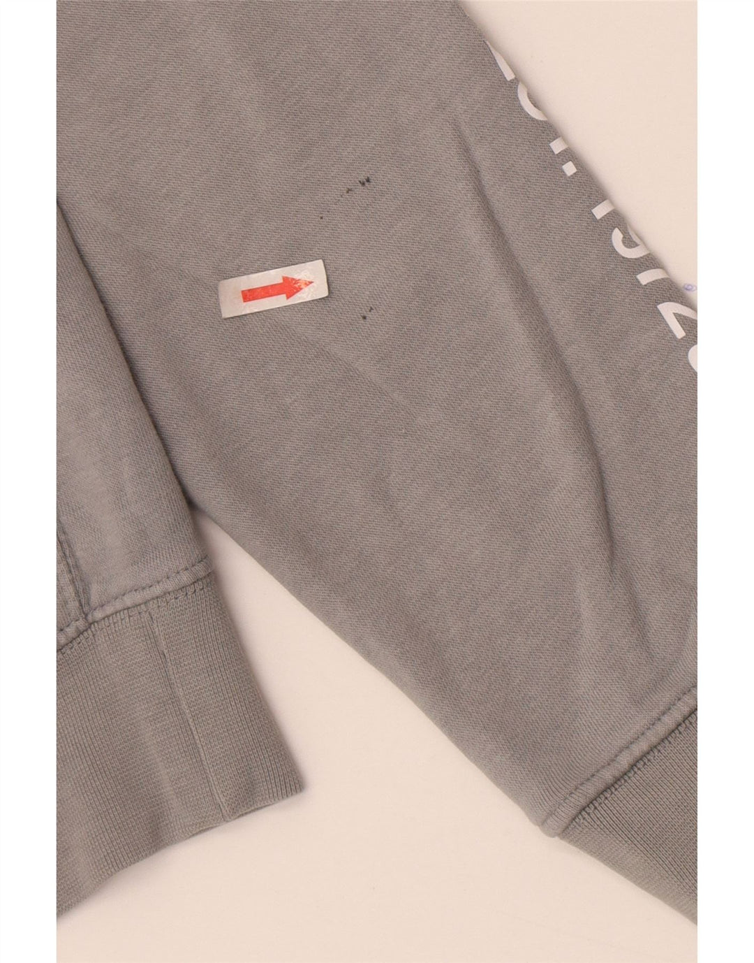 Męski sweter z kapturem Nike z grafiką, mały, szary, bawełniany