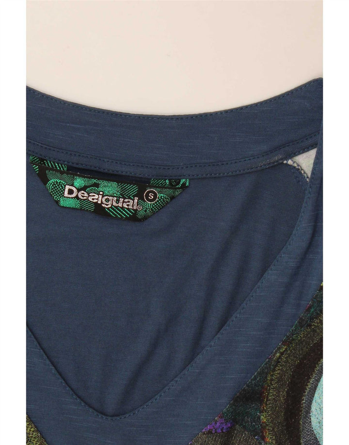 Damska sukienka płaszczowa Desigual UK 10, mała, wielokolorowa, geometryczna