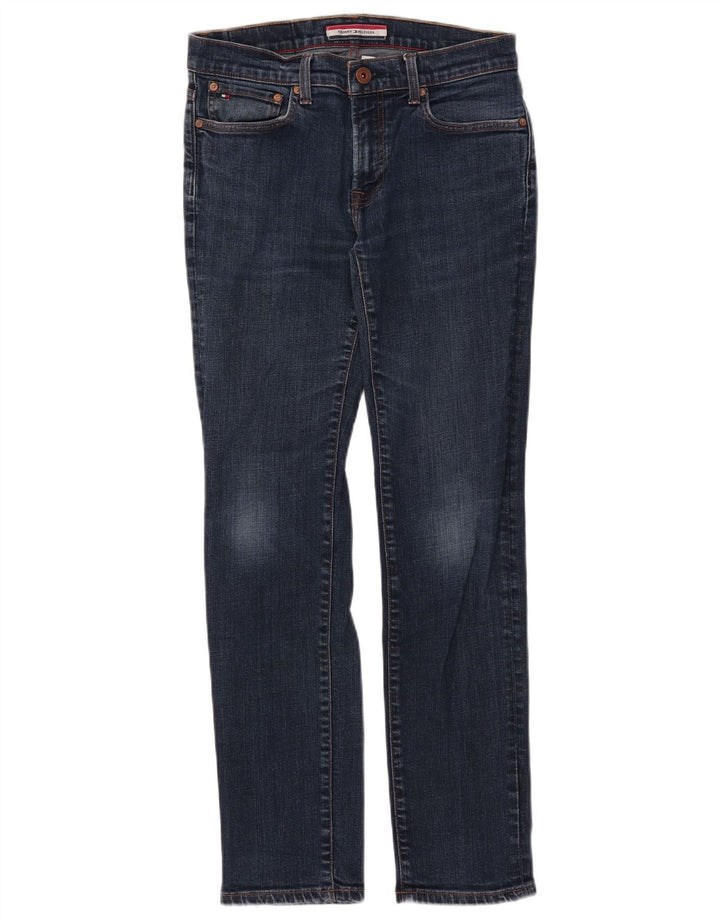 Męskie jeansy slim fit Tommy Hilfiger W30 L32 granatowe