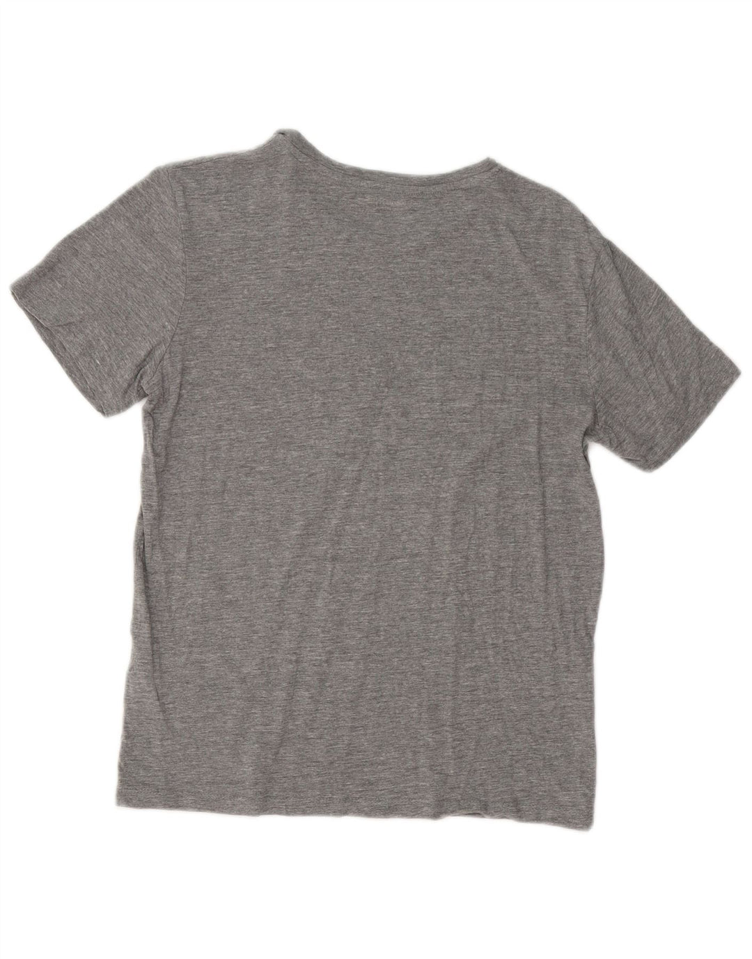 Męska koszulka z grafiką Jack & Jones, średnia szara bawełniana nakrapiana