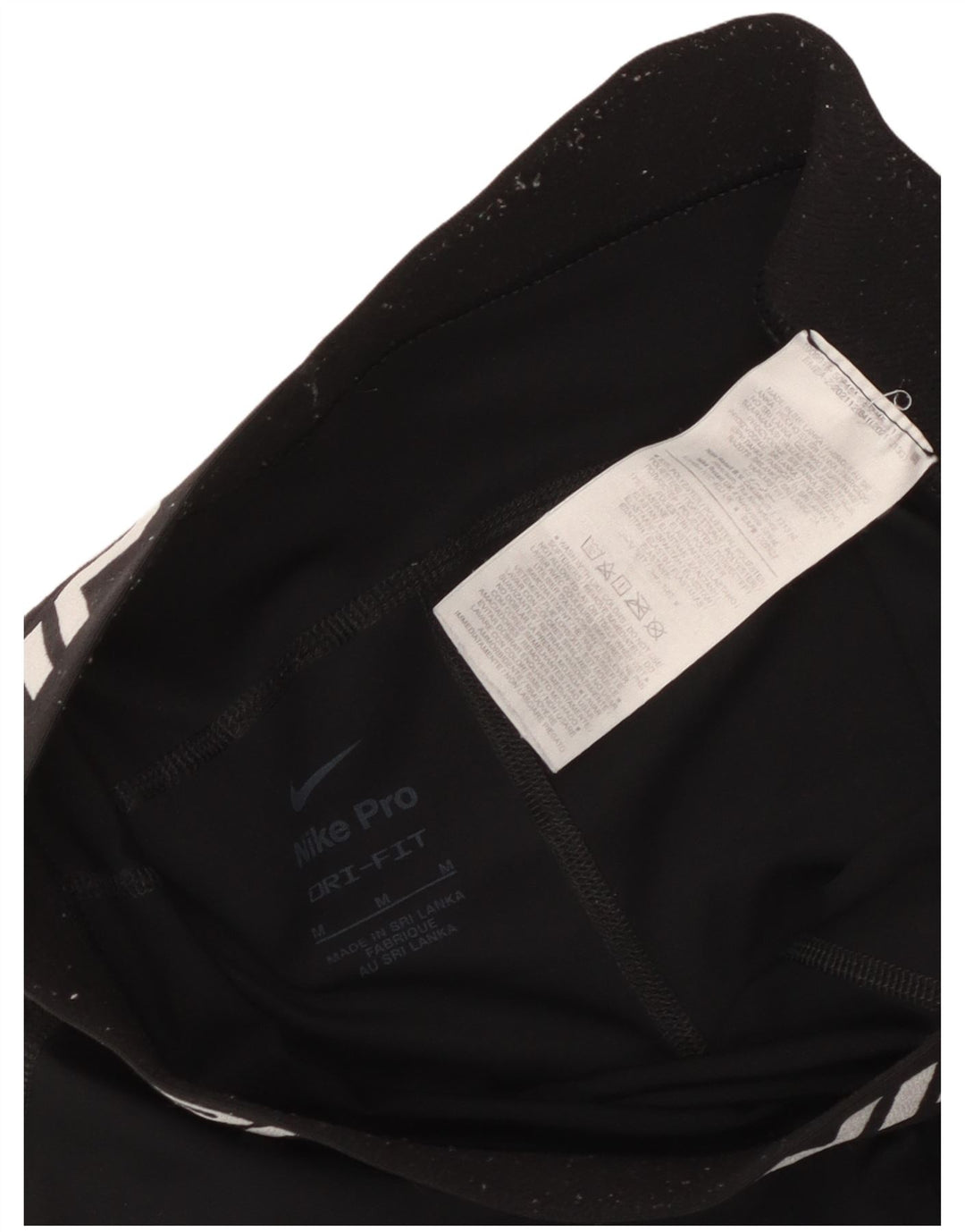Damskie spodenki sportowe Nike Dri Fit Graphic UK 12, średni czarny poliester