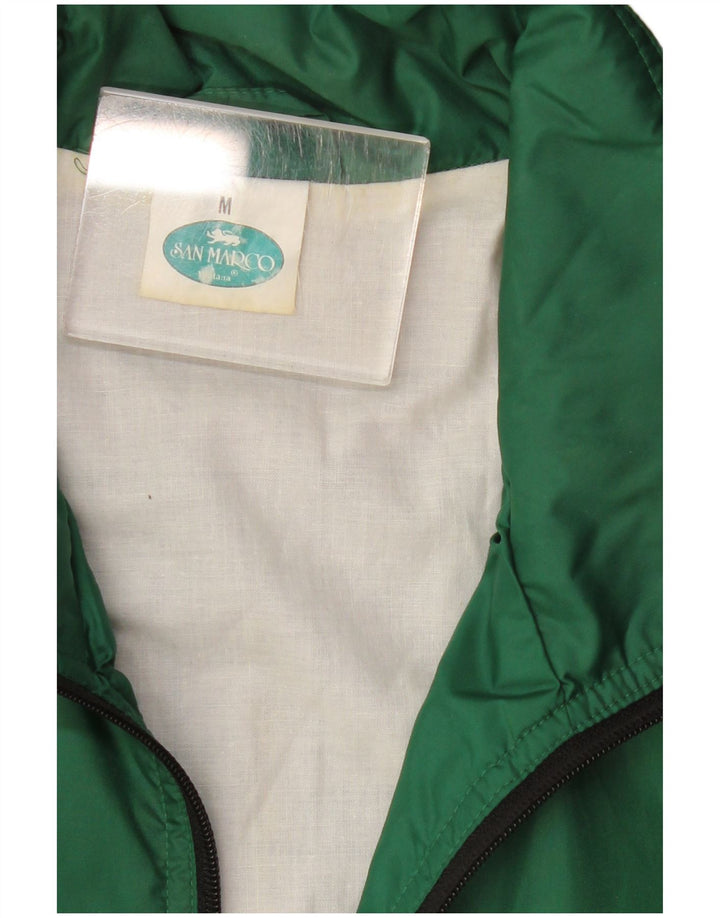 Męska kurtka dresowa z kapturem i kapturem San Marco, kolor średniozielony