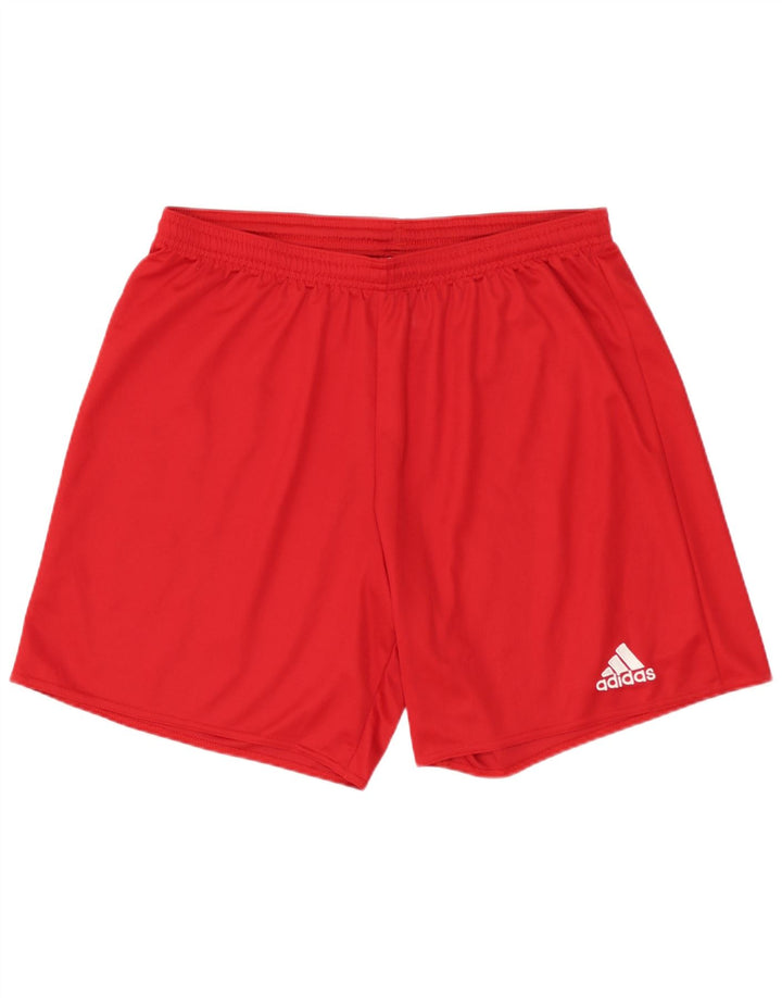 Męskie spodenki sportowe ADIDAS Aeroready, duże, czerwone, z poliestru