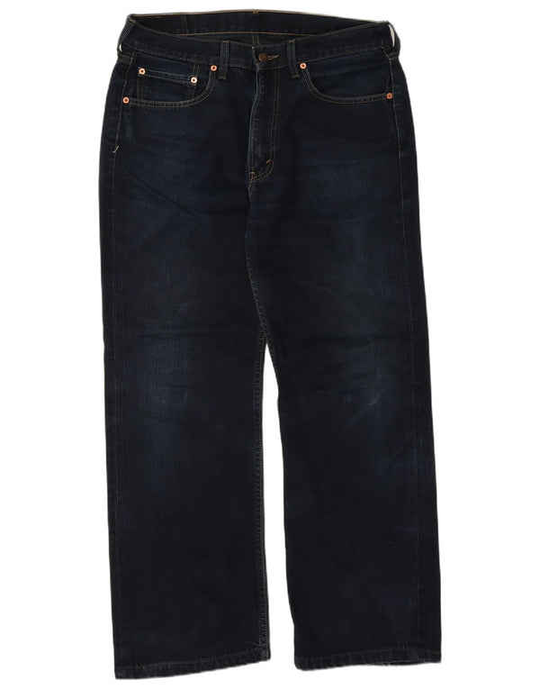 Męskie dżinsy Levi's 506 Straight W36 L29 Granatowa bawełna