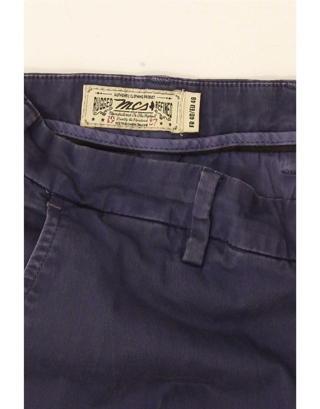 Męskie spodnie Chino Marlboro Classics EU 48 Medium W32 L34 Granatowe
