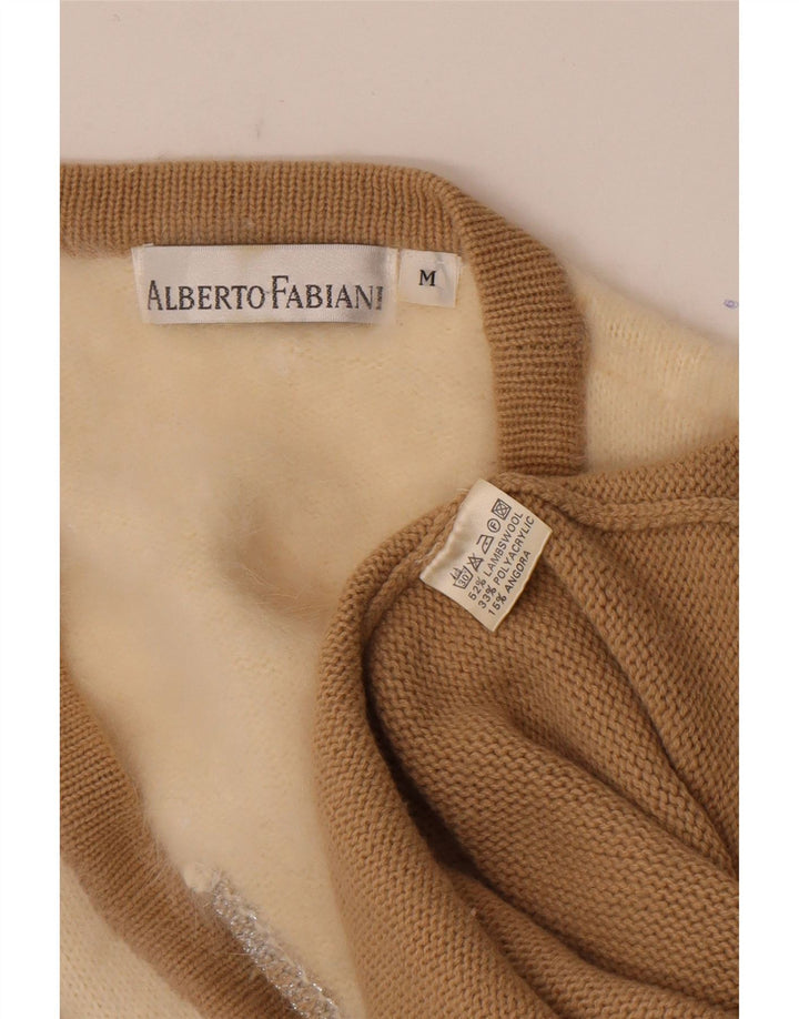 Sweter damski Alberto Fabiani Longline Cardigan UK 14 Średni brąz