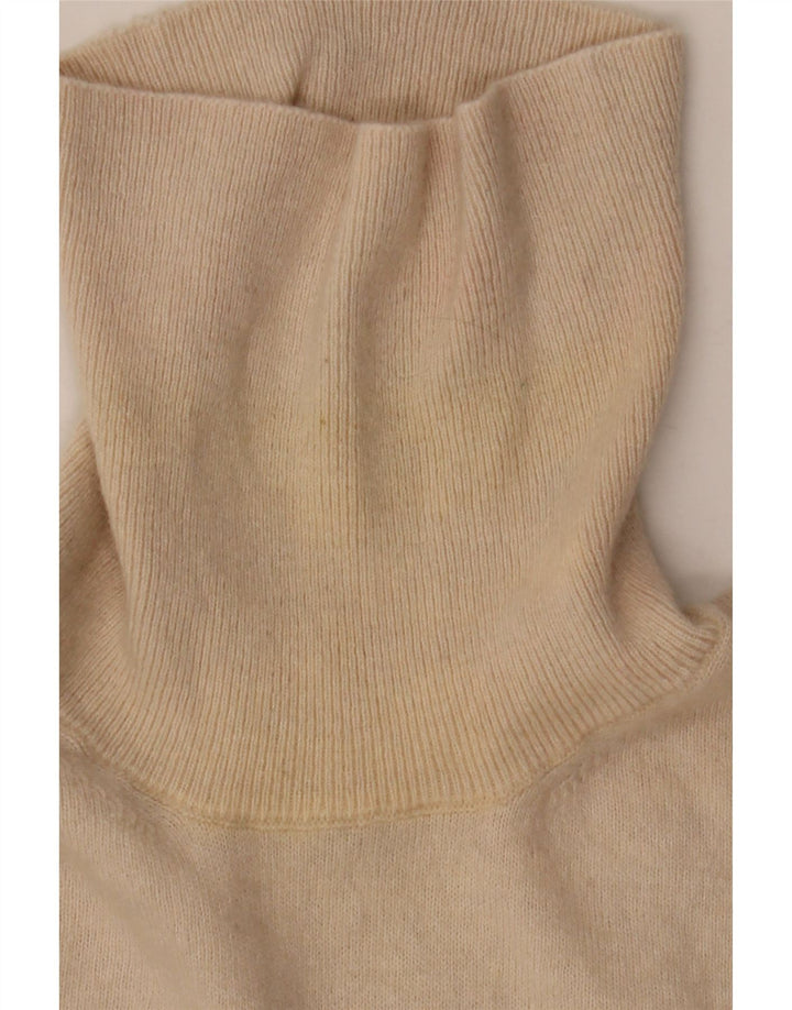 Męski sweter Zara z golfem, średni beż
